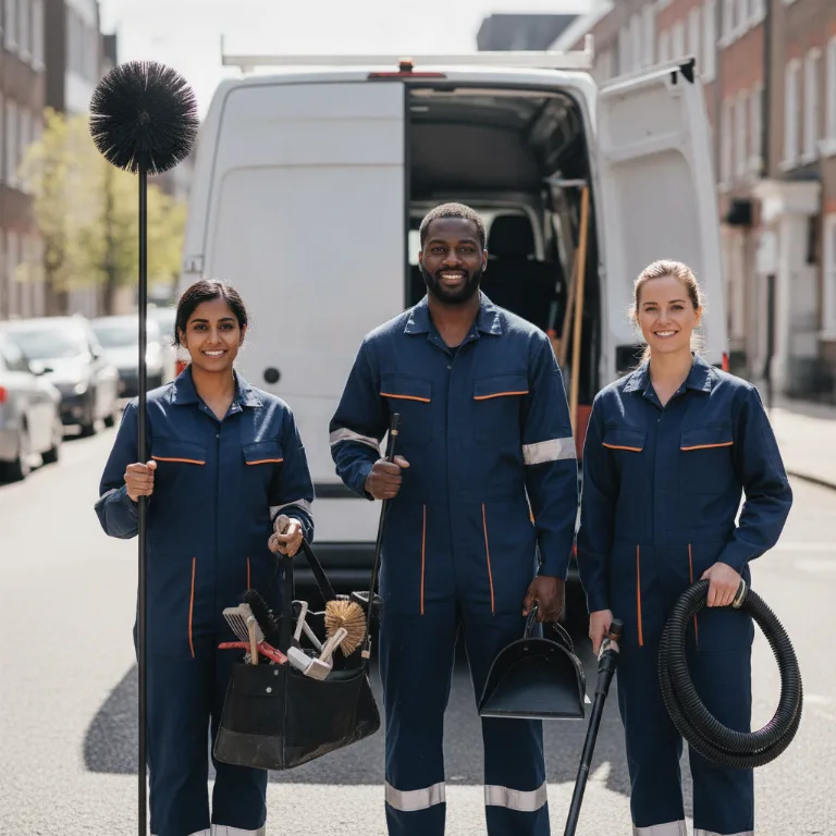 Schoorsteenveger team in Eindhoven